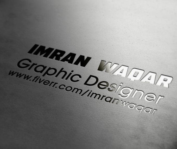 I will turn your logo or text into Silver Steel Mockup