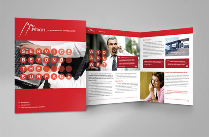 I will write and design a professional marketing brochure
