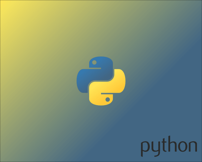 I will write scripts and do assignments in python