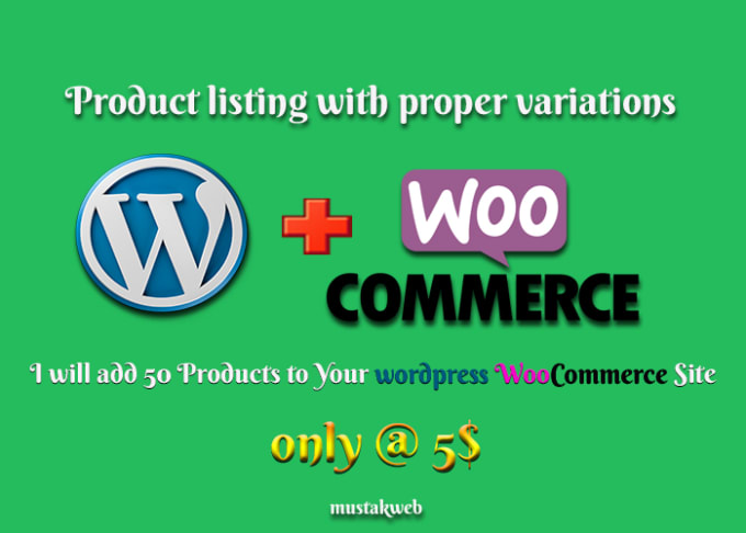 I will add 50 products to your wordpress ecommerce site