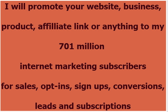 I will be your social media marketer promoting your website, goods, services,