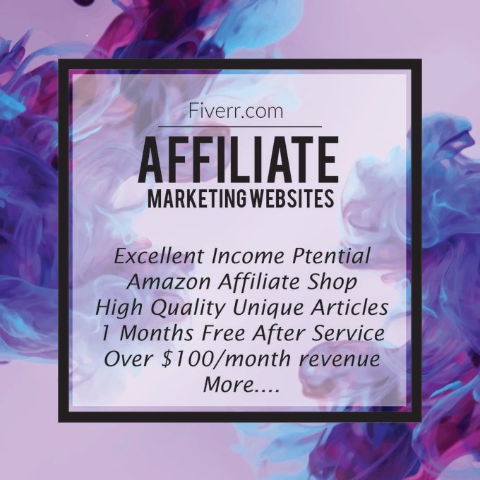 I will build income potential amazon affiliate website