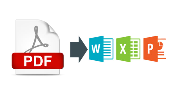 I will convert PDF to Word on 5 files