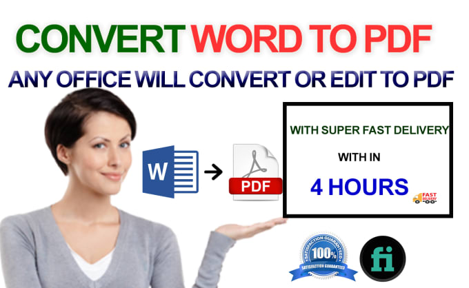 I will convert pdf to word or edit pdf