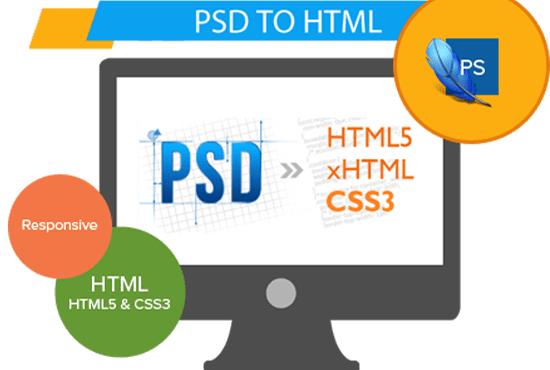 I will convert psd, xd, zeplin, figma to responsive web template