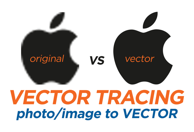 I will convert to vector tracing, vectorize, trace, logo, image