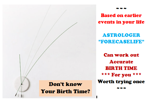 I will correct your approximate birth time using astrology
