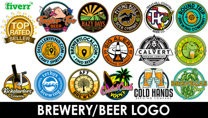 I will create a craft, home, micro brewery beer logo