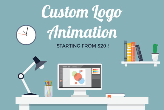 I will create a custom logo animation