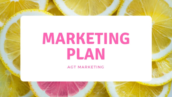 I will create a marketing plan strategy