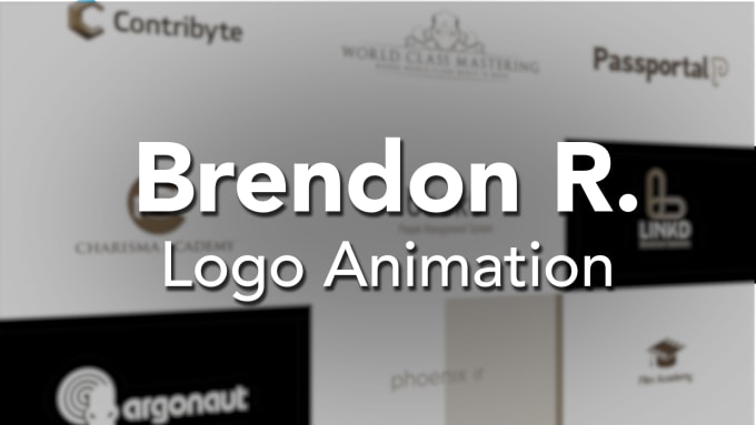 I will create a professional custom logo animation