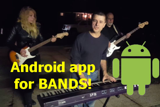 I will create an android mobile app for your band or music