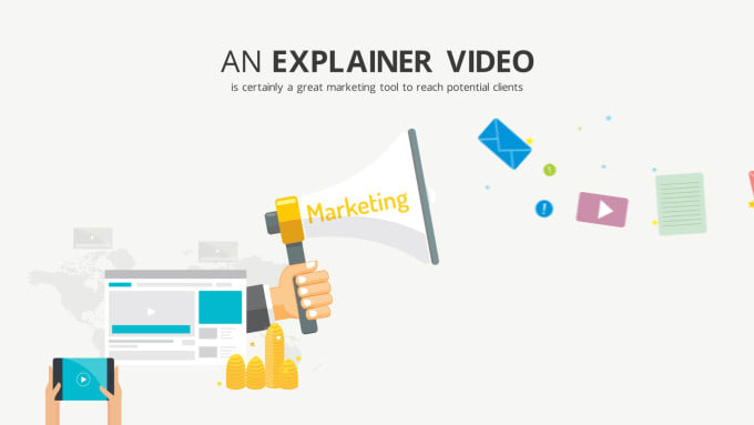 I will create an animated explainer video