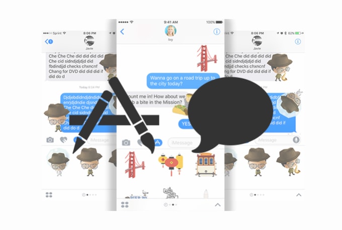 I will create an app for imessage using your stickers