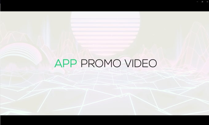 I will create an app promo video