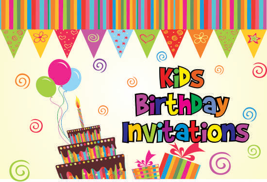 I will create an awesome birthday invitation