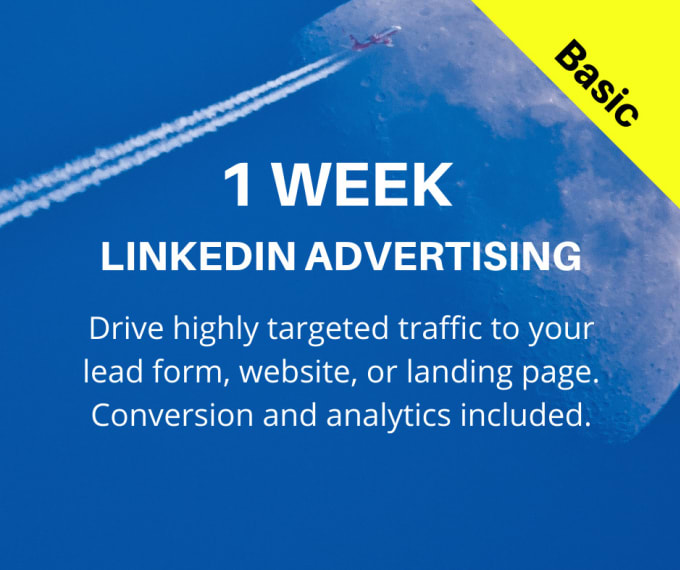 I will create and optimize  highly targeted linkedin ad campaigns