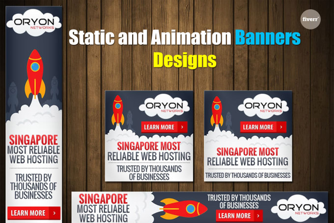 I will create animated or static banner