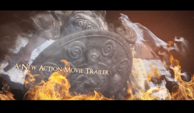 I will create cinematic fire  action  trailer