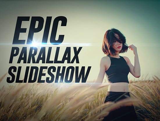 I will create epic parallax slideshow video