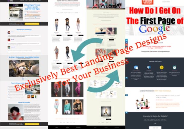 I will create landing squeeze optin page