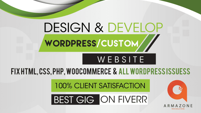 I will create php or wordpress website