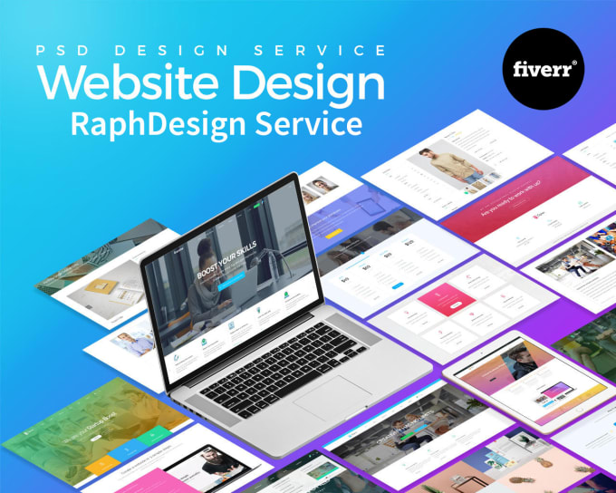 I will create premium wordpress website design or PSD design