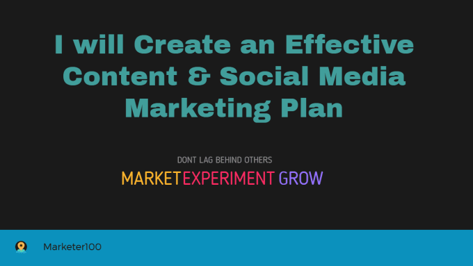 I will create social media  plan to improve sales