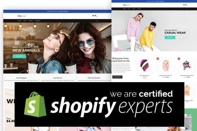 I will customize and setup shopify store or shopify website