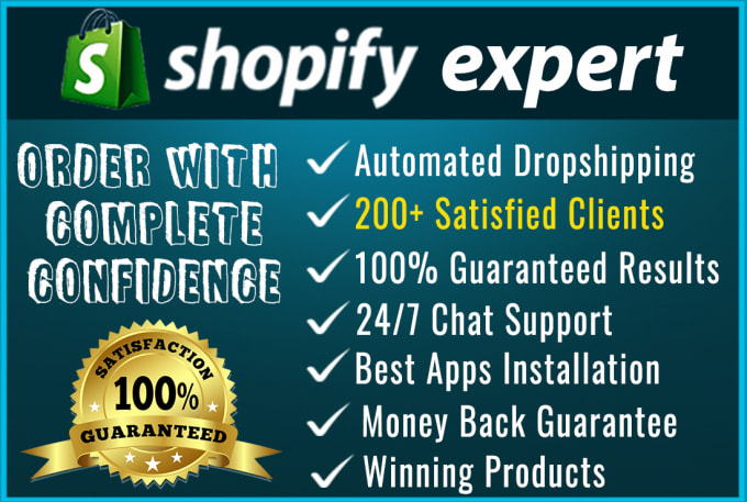 I will design 7 figure shopify website or shopify dropshipping store