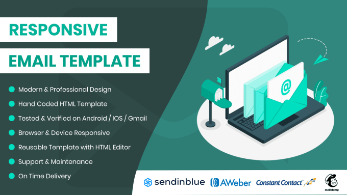 I will design a responsive email template