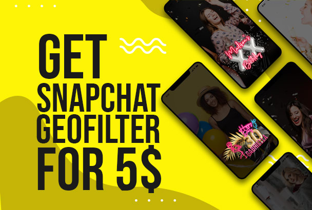 I will design a snapchat, filter, geofilter in 24 h