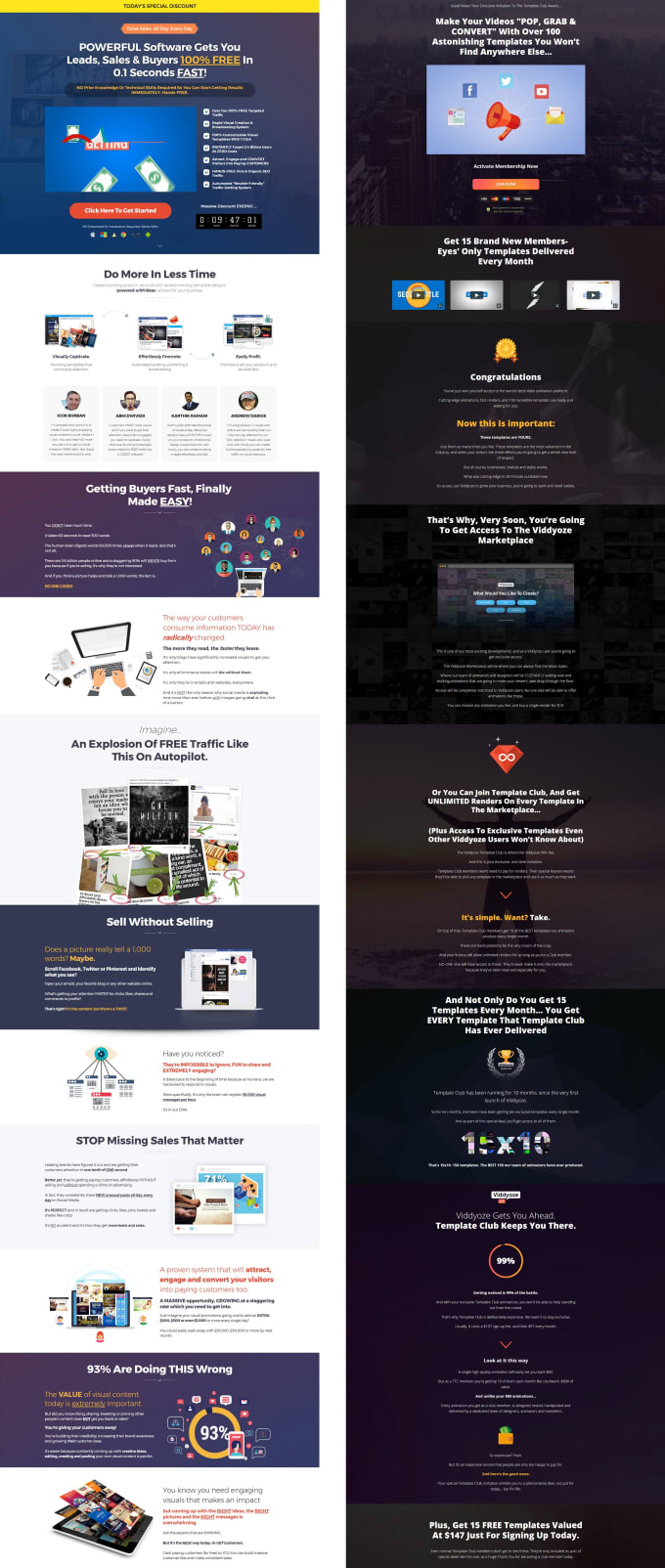 I will design amazing landing page or squeeze page