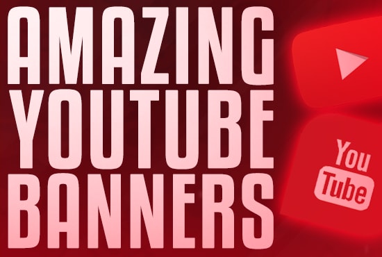 I will design amazing youtube banners