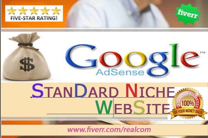 I will design an adsense approved niche website