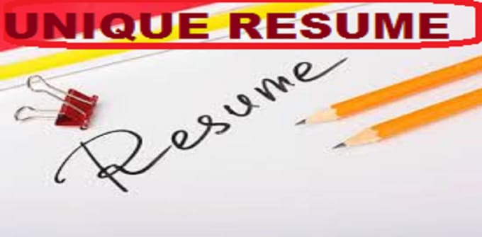 I will design an impressive resume curriculum and cover letter