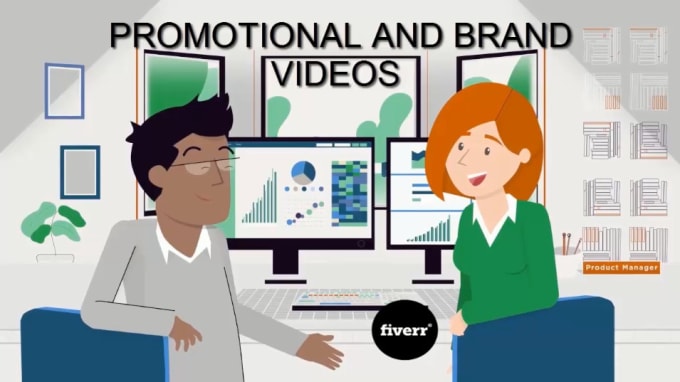 I will design animated promotional and brand video