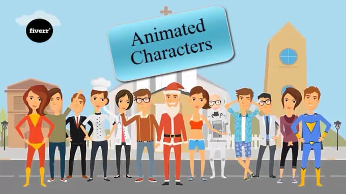 I will design awesome animated character or story