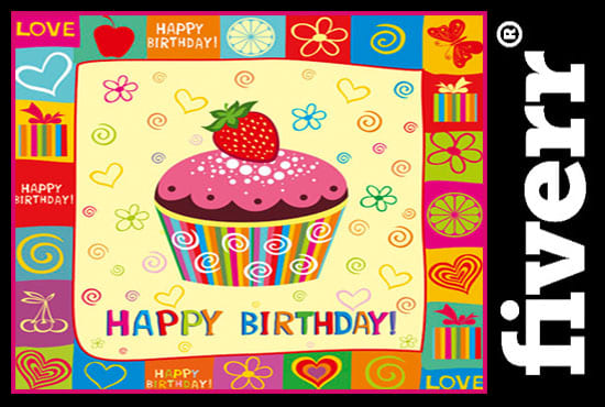 I will design birthday banners, posters for any theme