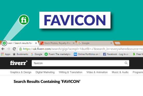 I will design FAVICON for your logo