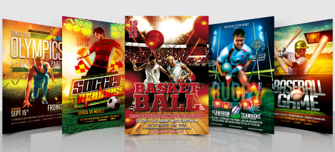 I will design fitness and sports flyer