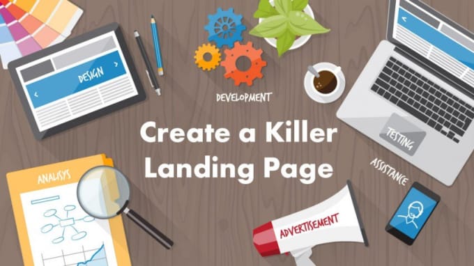 I will design landing or squeeze pages