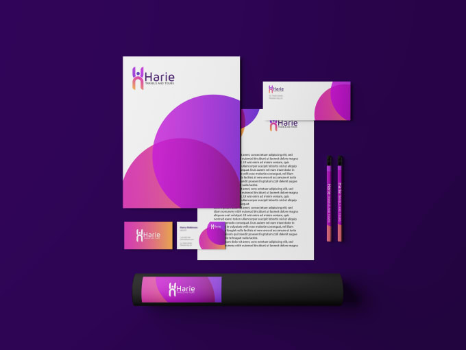 I will design logo, business card, and stationery