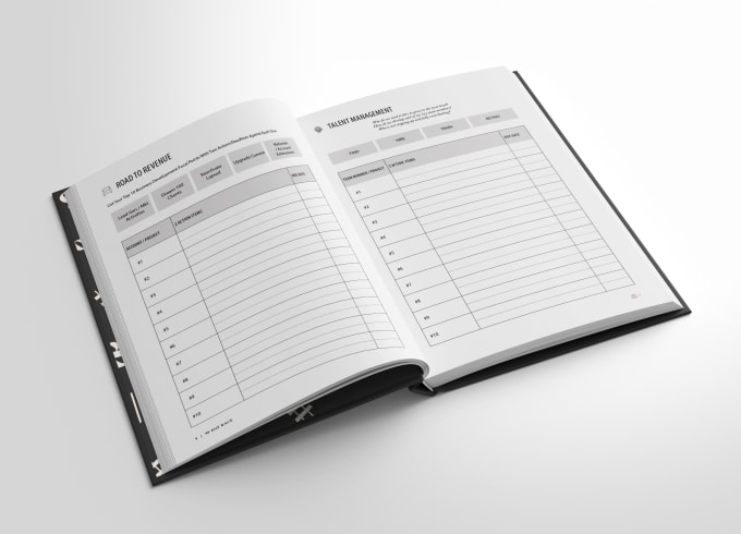 I will design planner, self journal, daily organizer, daily agenda