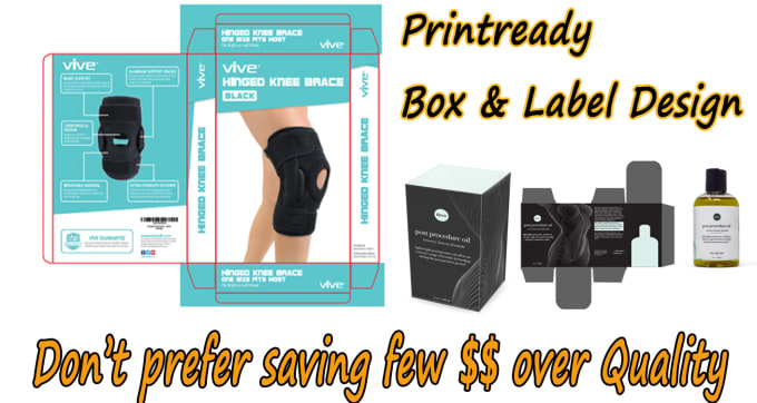 I will design printready amazon product package box design