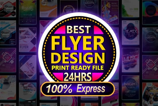 I will design professional flyer, brochure, poster, in 10 hours