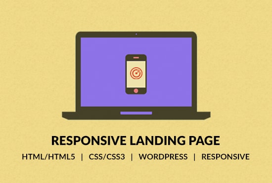 I will design RESPONSIVE landing or squeeze page