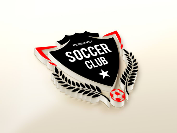 I will design soccer sports team club logo
