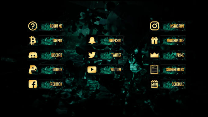 I will design standout twitch profile panels