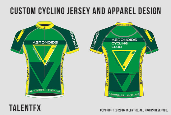 I will design stylish cycling jersey and apparels
